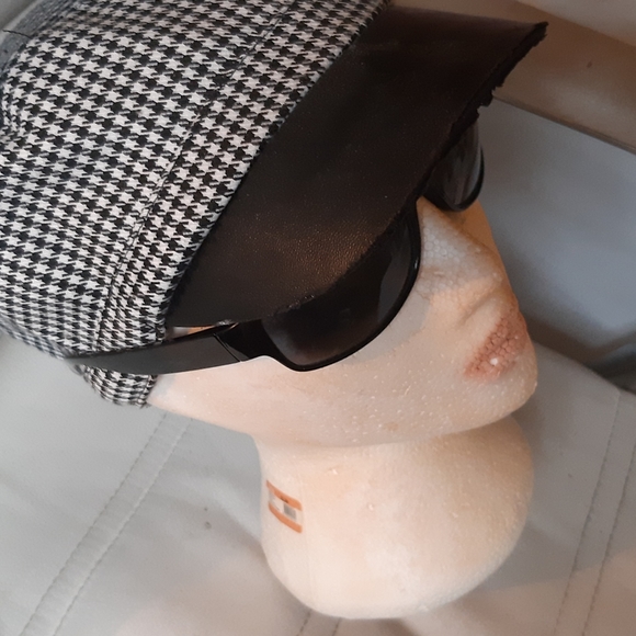 Berets Winter Hats For Women Fashion Houndstooth Sailor Hat - Picture 3 of 4